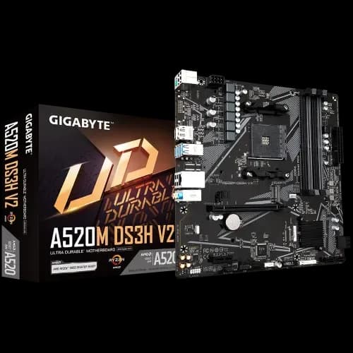 Gigabyte A520M DS3H V2 Micro-ATX DDR4 AMD AM4 Motherboard