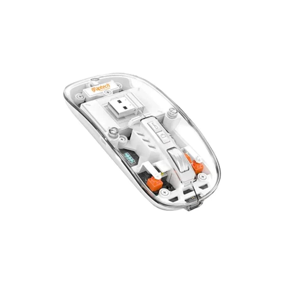 Aptech W68 Wireless Transparent Rechargeable Mouse